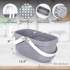 Brookstone BKH1633, Large Portable Shower Caddy with Soft Silicone Carrying