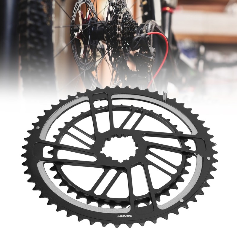 MEIJUN Double Disc Bike Crankset Chainring Road Bicycle Crank Chainring