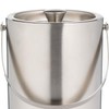 Viners Barware Silver Stainless Steel Double Wall Ice Bucket, 1.5L