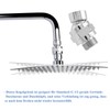 Mesee G 1/2 Ball Joint Adapter, Rain Shower Head Ball
