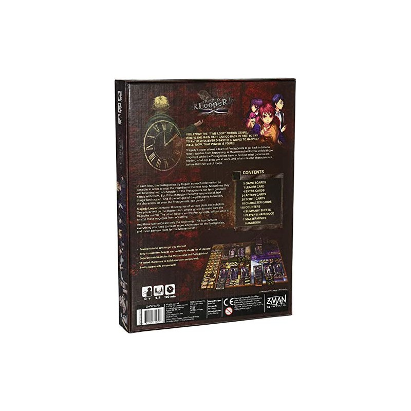 Tragedy Looper Board Game - Scenario-Based Deduction and Strategy Game