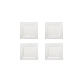 BIA Cordon Bleu 905162WS4SIOC White Square Plate, Set of 4, 10-Inch Length