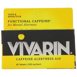 Vivarin Alertness Aid Tablets 40 Count 200mg Tablets (6 Pack)