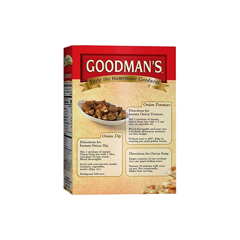 Goodman's Onion Soup & Dip Mix Kosher For Passover 2.75