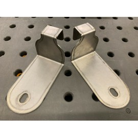 Queen City Fab Yeti 35 Polaris RZR PRO XP Cooler Brackets PAINTED BLACK  (PROUDLY MADE IN USA)