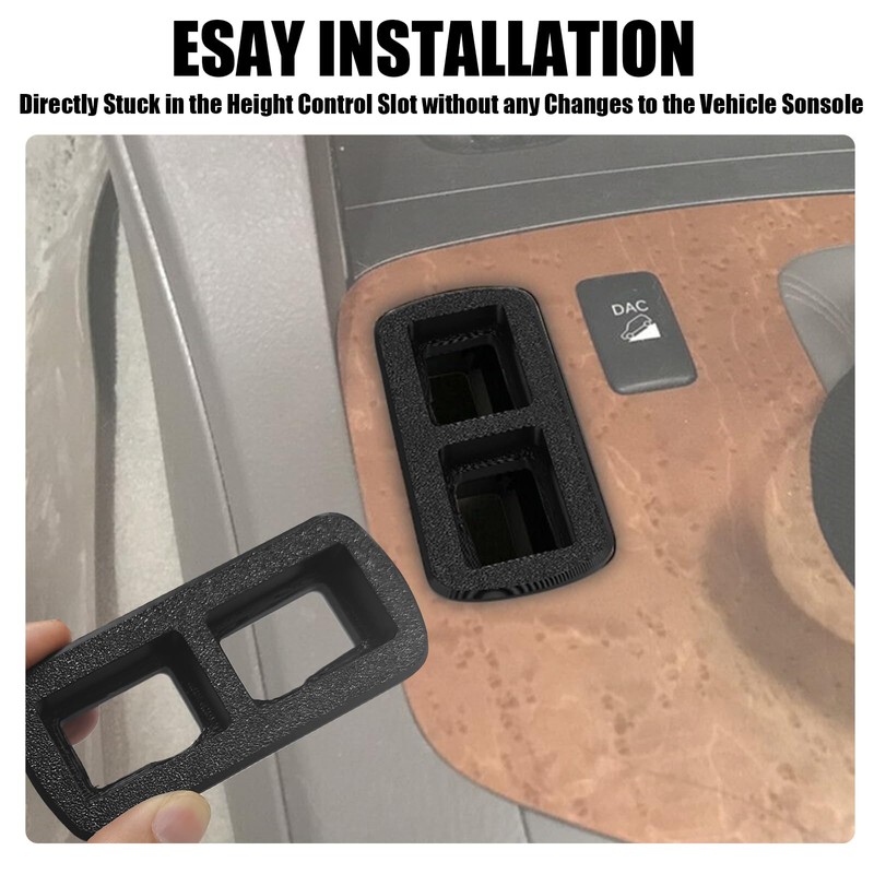 URLWALL Console Dual Switch Plate for Lexus GX470/LX470, Light or