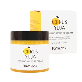 Farm Stay Citrus Yuzu Vitalizing Moisturizing Cream 80g / 팜스테이 시트러스 유자 바이탈라이징 수분크림 80g