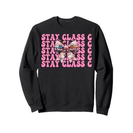 RV Camping Camper Motorhome Girl Mom Coquette Stay Class C Sweatshirt