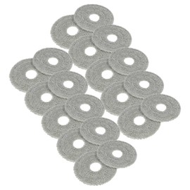 vhbw 20 x Mop Cloths Replacement for Dreame RMP8 for Robot Mops, Cleaning Robots - Mop Cloth, Mop Pad - Microfibre Pad