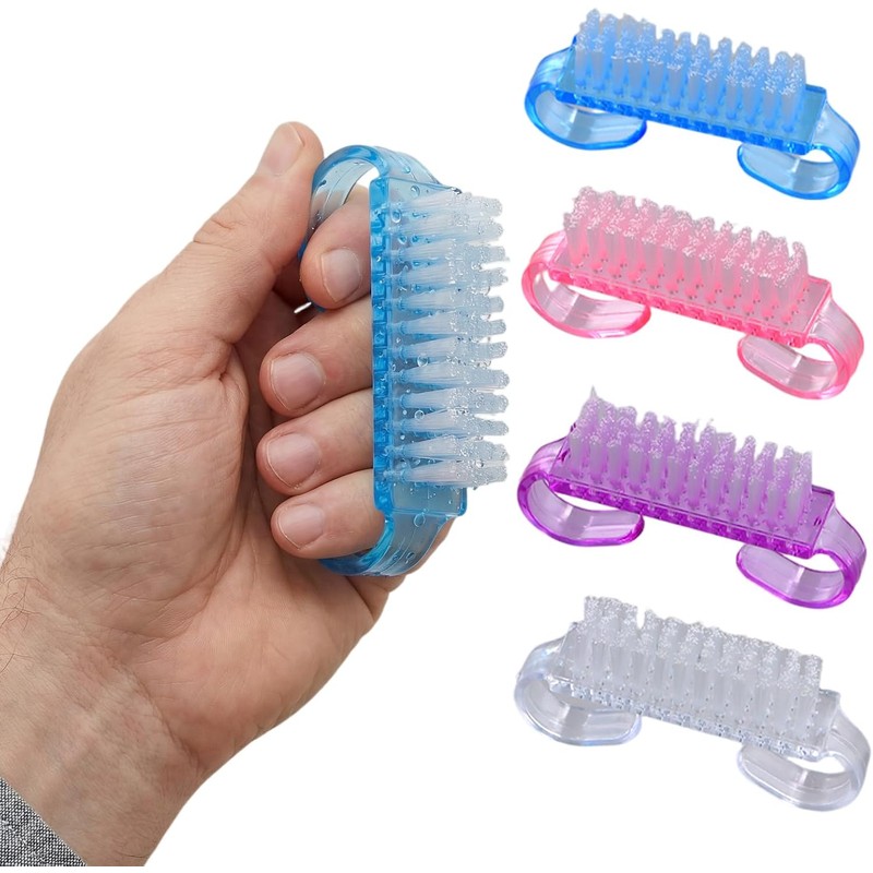 Set de 48 Cepillo para Limpiar Uñas, Kit de Limpieza