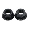 Xtahdge 2pcs Bicycle Wheel Hub Axle Nut 7075 Aluminum Alloy