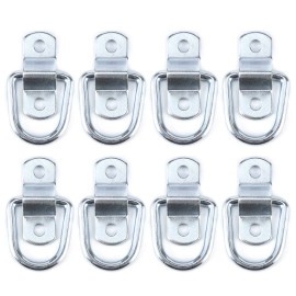 Maxhanest Car For 8Pcs Tie Down D Ring Load Anchor Forged Lashing Ring For Truck Trailers