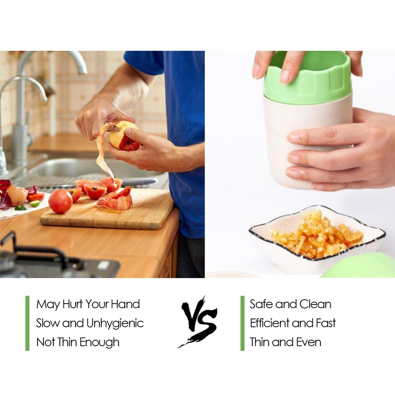 Manual Apple Grater Cup, Rotating Shredder, Fruit Grater for Fruit