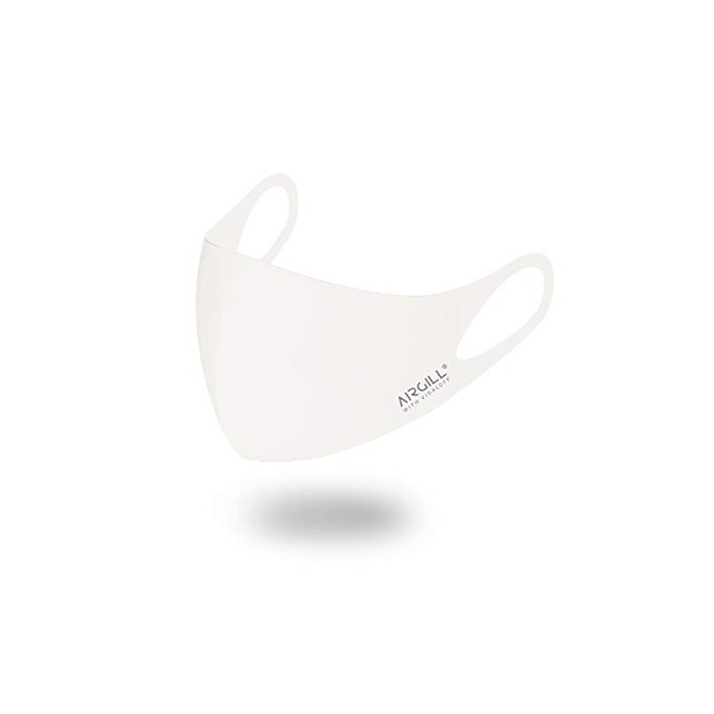 AIRGILL Airgill Fabric Antibacterial Mask, L, Cream