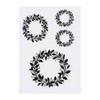 4 x 'Christmas Wreath ' Temporary Tattoos - Water Resistant,
