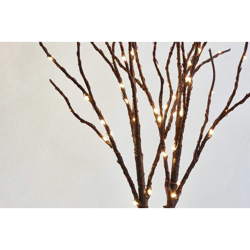 Fudios Lighted Branches with Timer Battery 70 Warm White LED