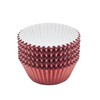 Mombake Standard Rose Gold Foil Cupcake Cases Liners Muffin Baking