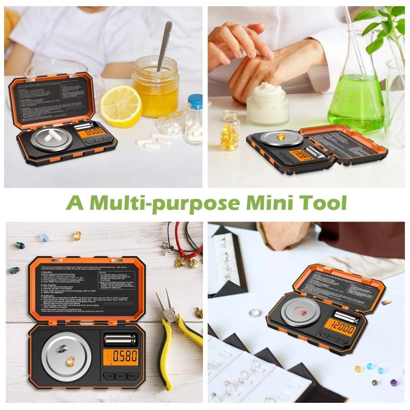 Keekit Digital Pocket Scale, 50g 0.001g Professional Milligram Scale, Portable