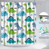 Poedist 4 Pcs Bathroom Shower Curtain Set,Kid's Bathroom Set,Shower Curtain