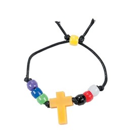 Faith Beaded Cross Bracelet Craft Kit - Crafts for Kids and Fun Home Activities
