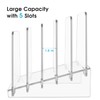 MaxGear Incline File Organizer File Holder 5 Sections, File Folder