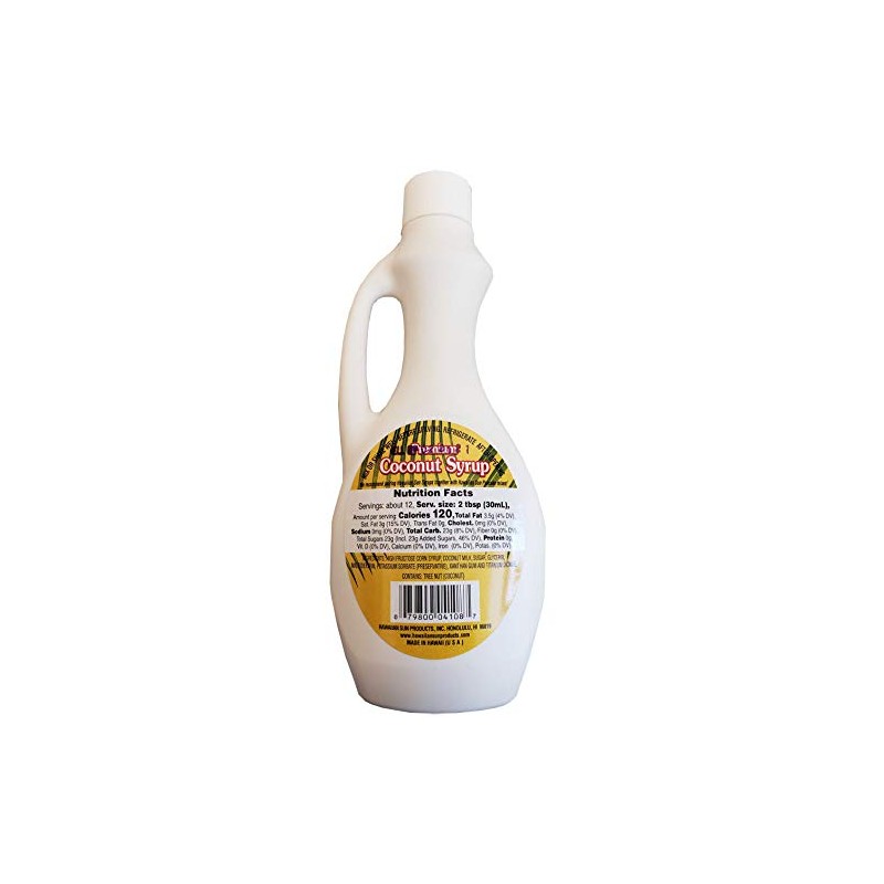 Hawaiian Sun Premium Coconut Syrup (12.5 oz)