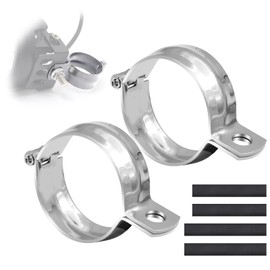 Ygmylandbb Motorcycle Turn Signal Bracket, Metal Motorcycle Modified Turn Signal Light Indicator Mount Bracket Clamp, 1 Pair