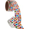 JILLSON & ROBERTS Bulk Roll Prismatic Stickers, Micro Geo Shapes