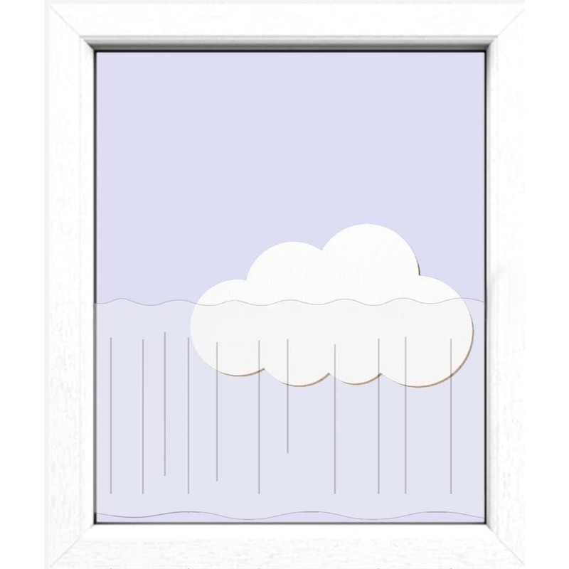Delindo Lifestyle Net Curtain Lighthouse Motif, Modern and Transparent Bistro