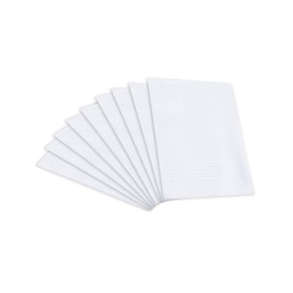 Dockers Mens Cotton Gift Set Fashion Classic Handkerchiefs, White, 13 Piece US
