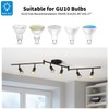 LVWIT 6-Light LED Ceiling Track Lighting Fixtures, Flexibly Rotatable Light