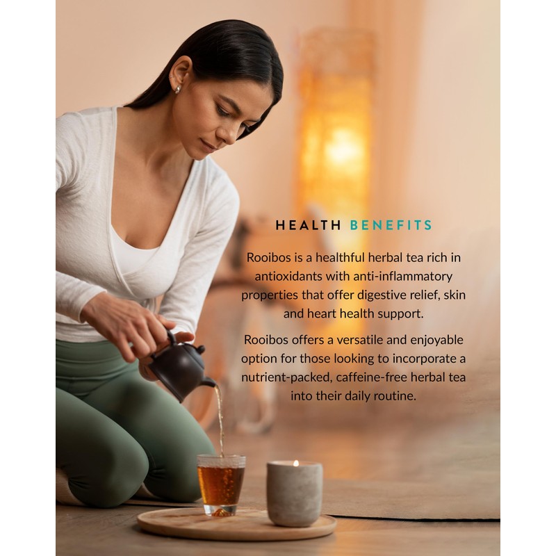 Tega Organic Earl Grey Rooibos Tea | Herbal Tea in