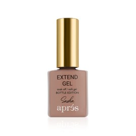 Apres Color Extend Gel Bottle, Gel-X Tips Adhesive, Soak Off UV Soft Gel Builder, Nude Colors (Sasha, 15 ml)