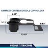 PIT66 Armrest Center Console Cup Holder Compatible with Chevy OBS