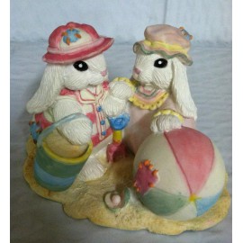 MCK Gifts The Patchville Bunnies, Beach Babies, New, Nice Easter Decoration or Gift