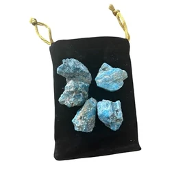 Pandiui23 Natrlicher blauer Apa, 20 bis 30 mm, 5 Stck, blauer Apa roh, natrlicher blauer Apa fr die Herstellung von Schmuck (Apa blau, 5)