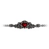 Alchemy Gothic Betrothal Bracelet, Pewter