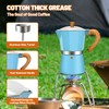 DITOSH 12 Cup Aluminum Espresso Stovetop Moka Pot Express Coffee