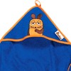Playshoes Boy's Frottee-kapuzentuch die Maus Bathrobe, Blue (Navy), One Size