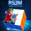 Magic Cube, MOYU RS3M 3x3 Magic Cube, Magnetic Version, Sticker-Free