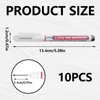 Jeeshvan 10 Pcs Deep Hole Marker Pens, 23mm Extra Long