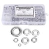 720Pcs Flat Washer Kit 304 Stainless Steel Silver Spring Gasket