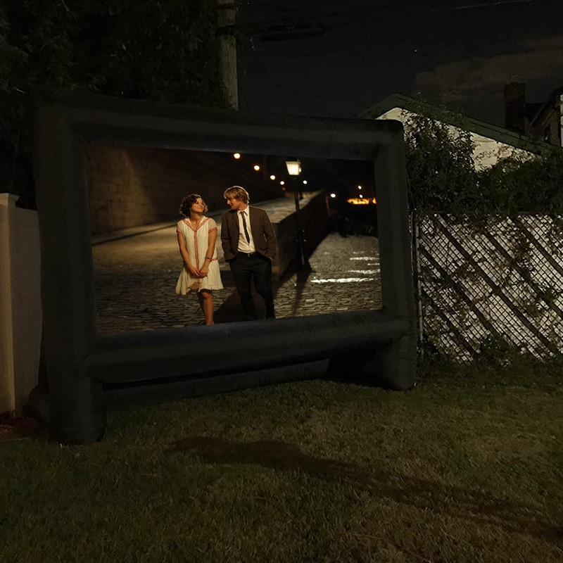 XHYCPY 16ft Inflatable Movie Screen Outdoor Projector Screen with Air