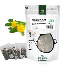[Medicinal Korean Herb Tea] 100% Natural Dandelion Leaves Tea (Dandelion Leaves) / 민들레 잎 티백 차 30g (15 teabags)