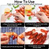 Lyreh 4pcs Crayfish Peeler Tool, Stainless Steel Crawfish Sheller Device