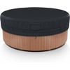 AKEfit Round Hot Tub Cover, 600D Polyester Waterproof for Hot