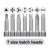 Bamyli 7-Piece Special Shaped Screwdriver Bit Set, 50 mm, Triangle,