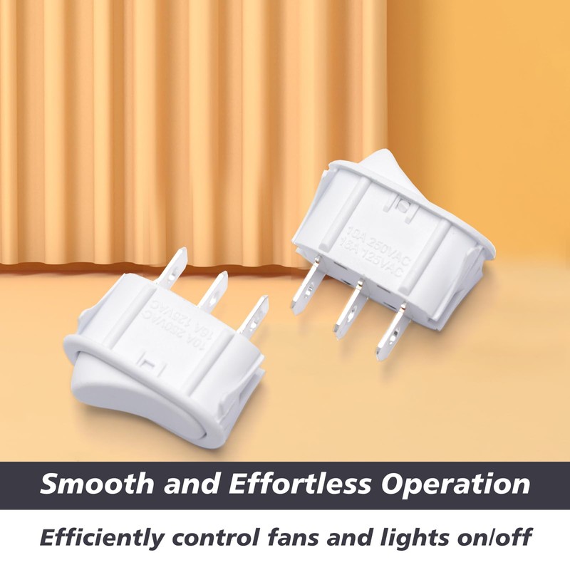 Mhrxusd Pack of 2 SR561116 Range Hood Switch 3 Pin