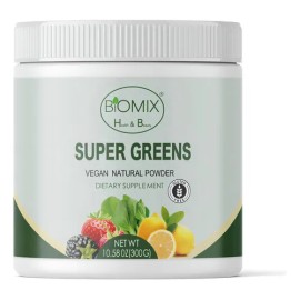 Super Greens más de 40 Superalimentos, Probióticos, Enzimas, Fibra, Adaptógenos, Rhodiola Eleuthero Astragalus, Espirulina Clorela Matcha Moringa, Vegano Sin Gluten, Sin, Azúcar añadida, 60 Porciones