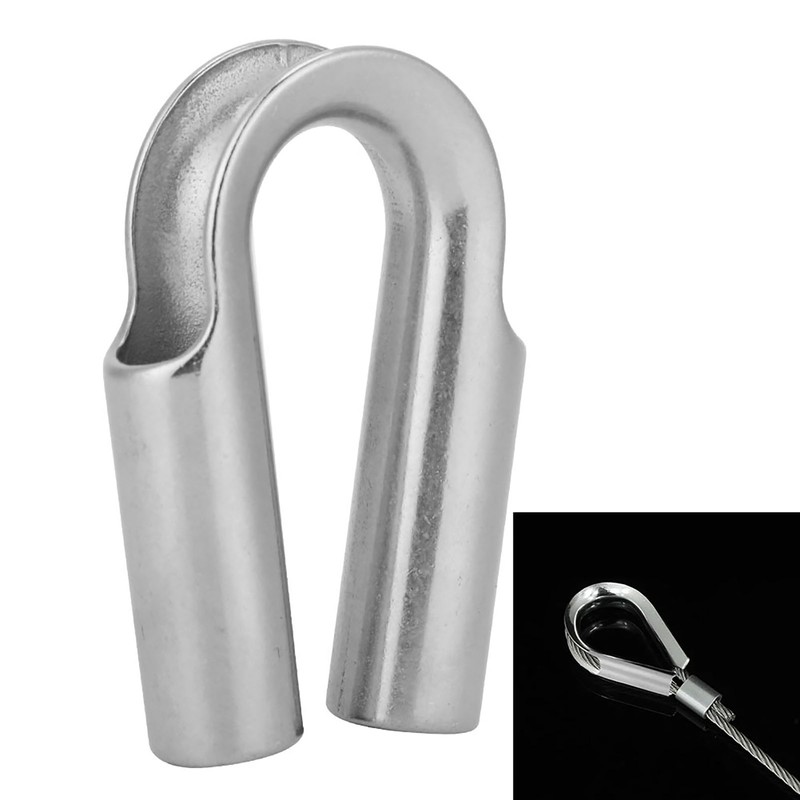 304 Stainless Steel Tube Thimble For Winch Rope Boating Accessories(18mm